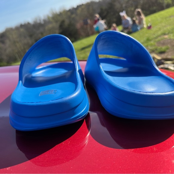 Blue EVA Algae Foam Slide Yeezy Type HI Res Blue size 12 Mens - Picture 5 of 11